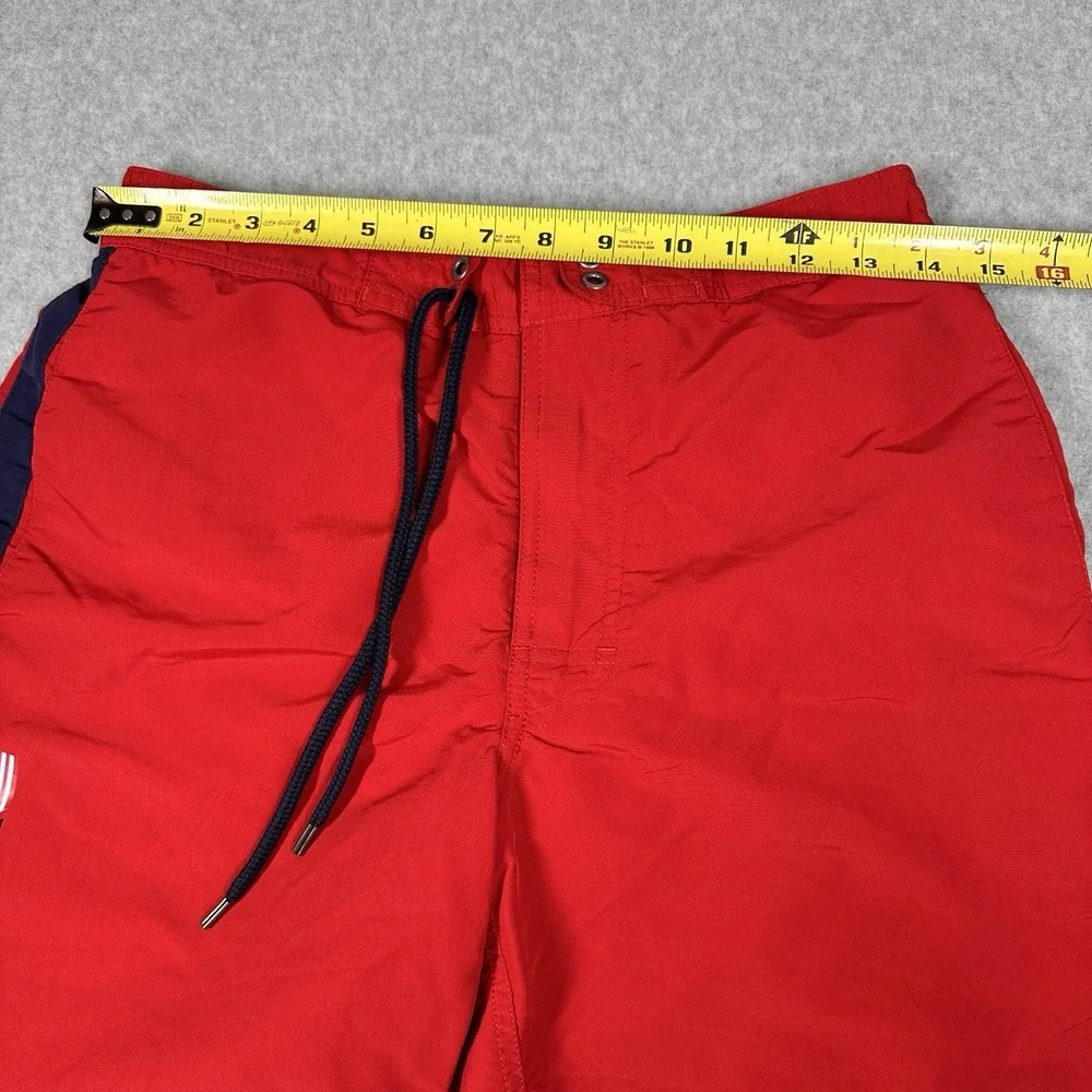 Polo Ralph Lauren Men's XS 2016 Olympic Red USA Flag Swim‎ Trunks Board Shorts